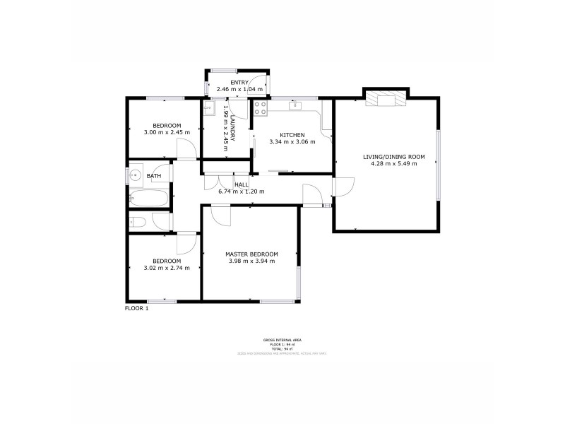 26 Leonard Avenue, Moonah TAS 7009 Floorplan