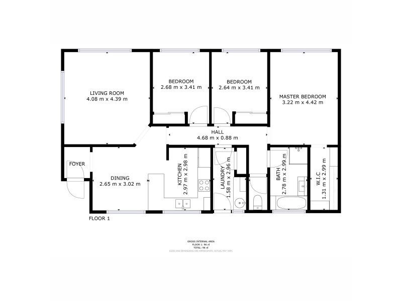 9 Lesdelle Street, Claremont TAS 7011 Floorplan