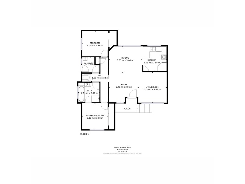 8 Moore Park Drive, Glenorchy TAS 7010 Floorplan