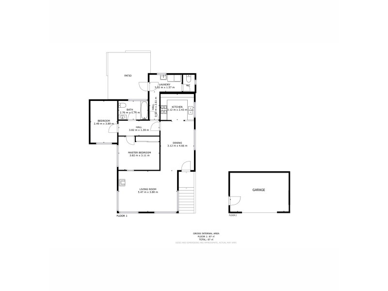 22 ELEVENTH Avenue, West Moonah TAS 7009 Floorplan