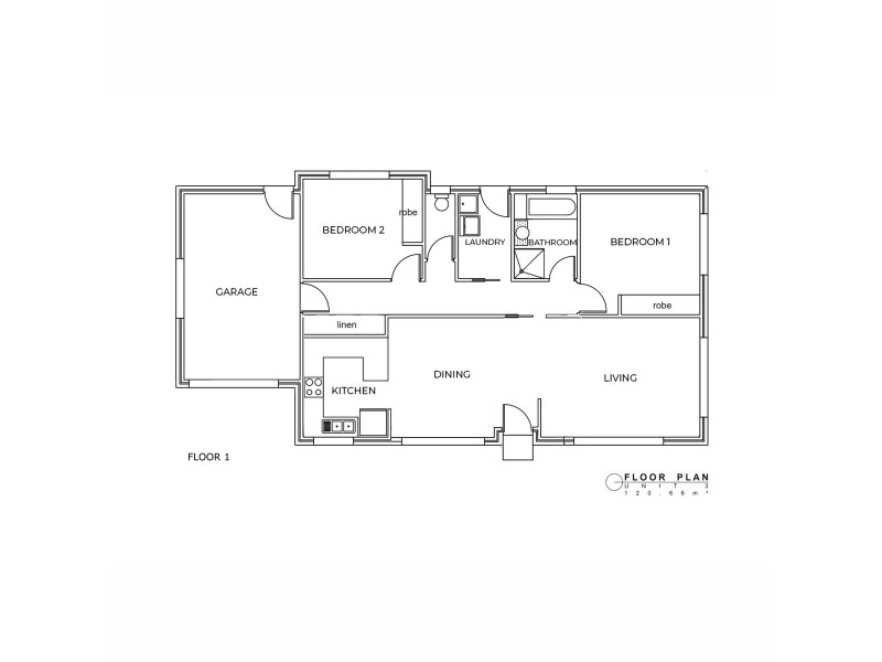 3/20B Burrows Avenue, Brighton TAS 7030 Floorplan
