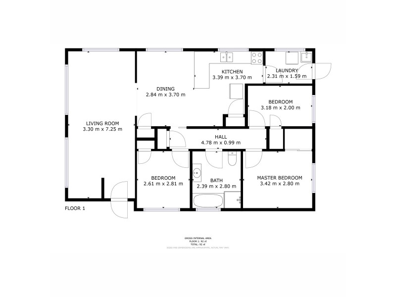 9 Eady Street, Glenorchy TAS 7010 Floorplan
