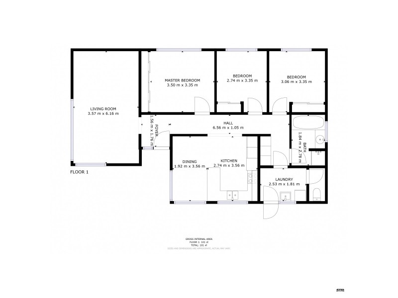 42 Barossa Road, Glenorchy TAS 7010 Floorplan