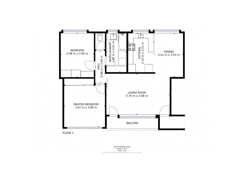 3/4 Riverway Road, Montrose TAS 7010 Floorplan