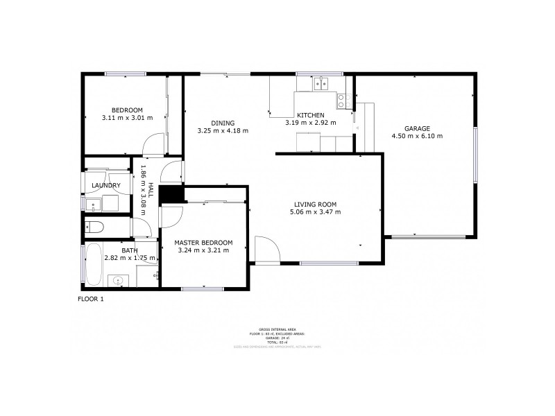 6/3 Willow Walk, Austins Ferry TAS 7011 Floorplan