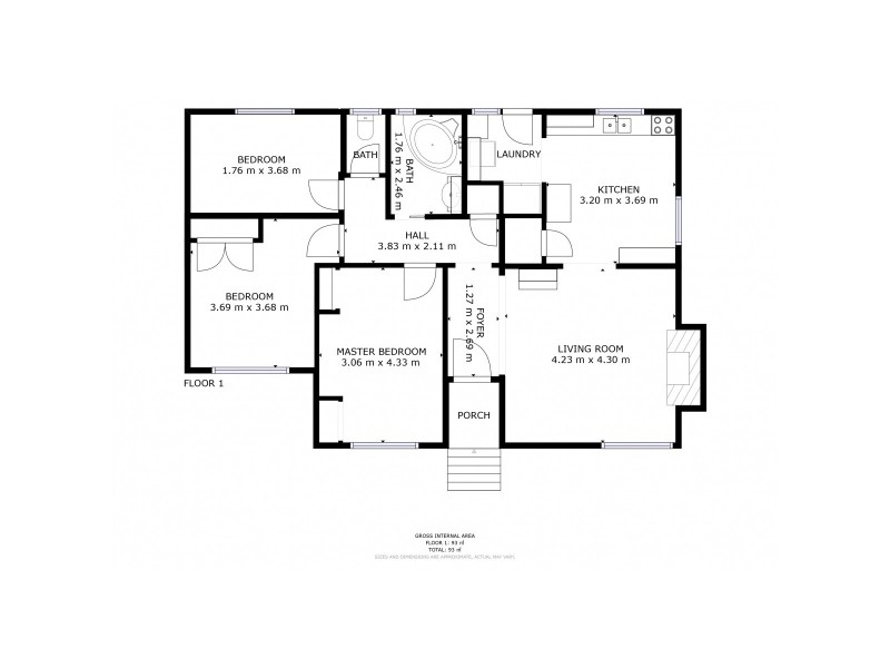 101 Gunn Street, Bridgewater TAS 7030 Floorplan