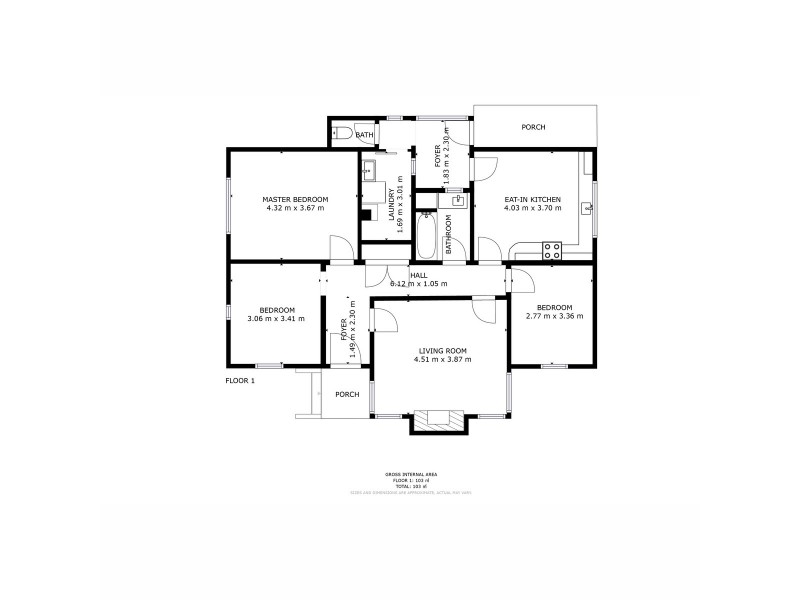 28 Constance Avenue, Glenorchy TAS 7010 Floorplan