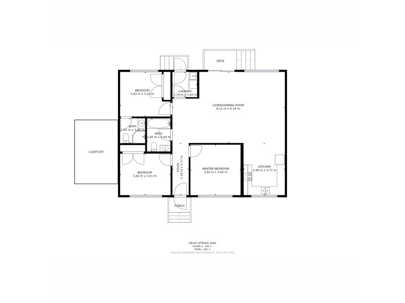 3/8 Bowden Drive, Bridgewater TAS 7030 Floorplan