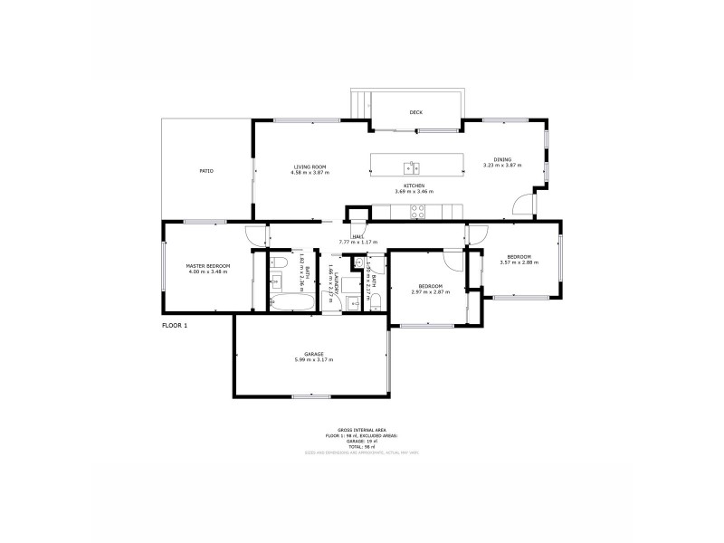 12 Coraki Street, Chigwell TAS 7011 Floorplan