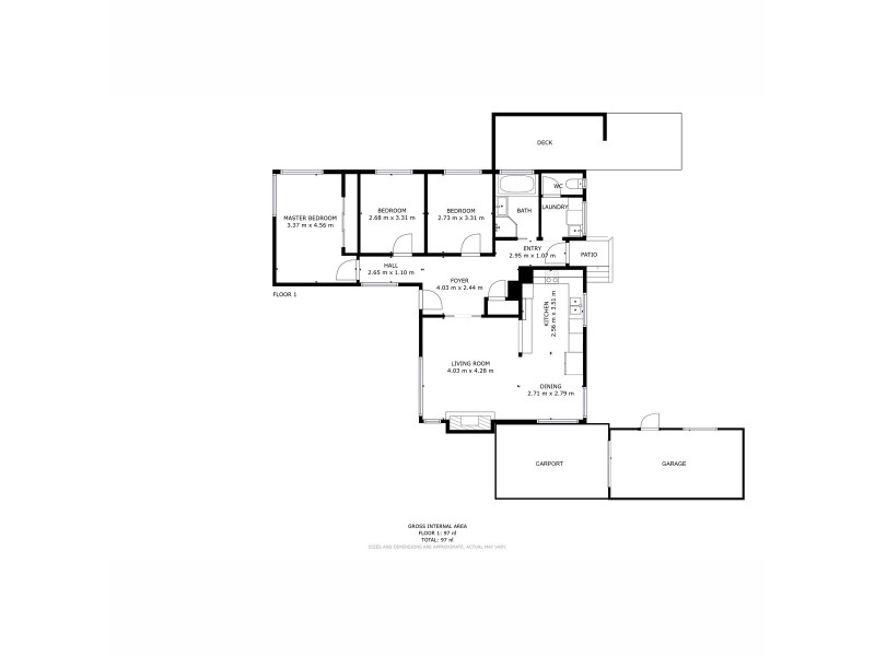 23 O’Brien Street, Glenorchy TAS 7010 Floorplan