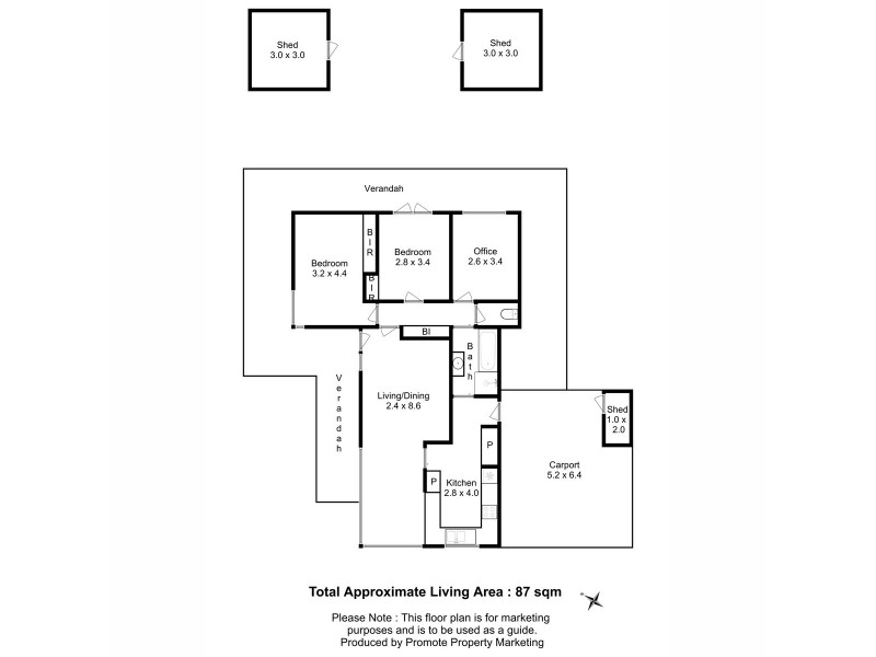 6 Catherine Street, Berriedale TAS 7011 Floorplan