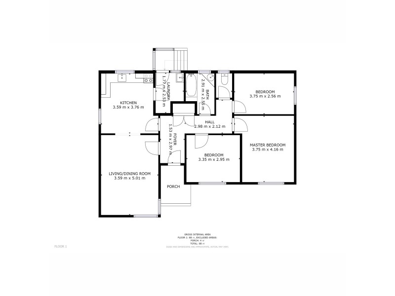 2 Gallahar Place, Bridgewater TAS 7030 Floorplan