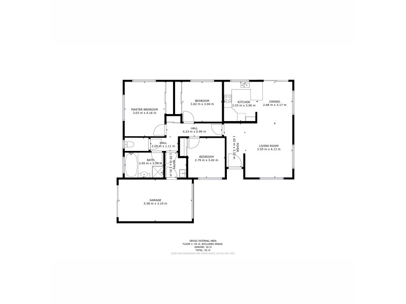 16 Emmaline Court, Rokeby TAS 7019 Floorplan