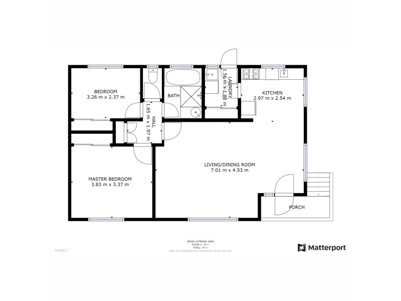 1/6 Nelis Court, Lutana TAS 7009 Floorplan