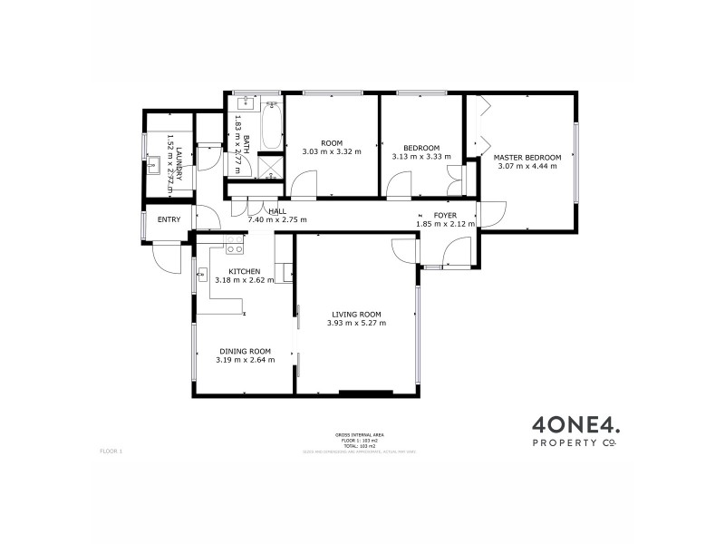 742 Main Road, Berriedale TAS 7011 Floorplan