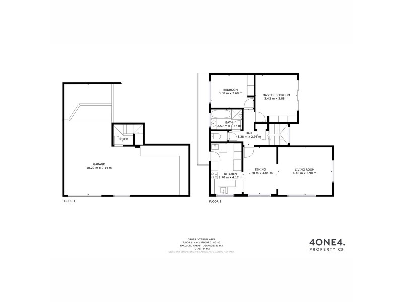 2/2 Daylesford Road, Glenorchy TAS 7010 Floorplan