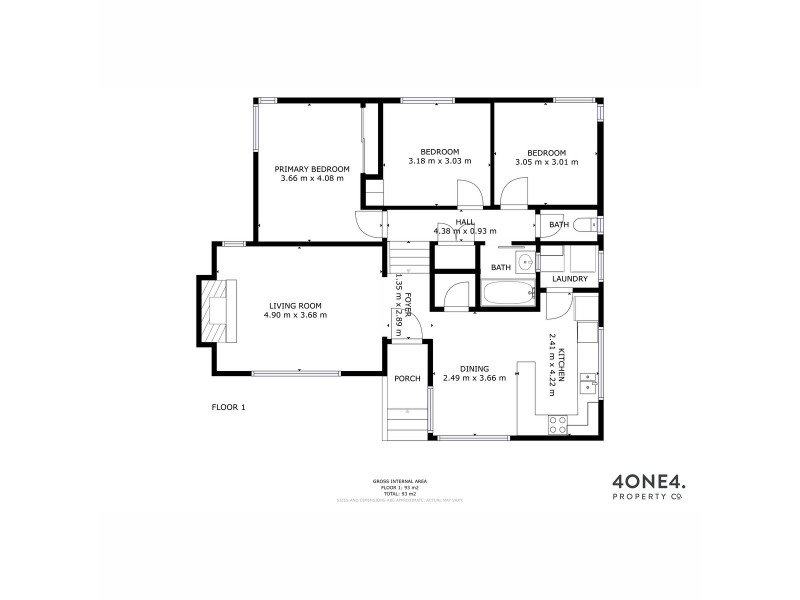 11 Tootonga Street, Chigwell TAS 7011 Floorplan