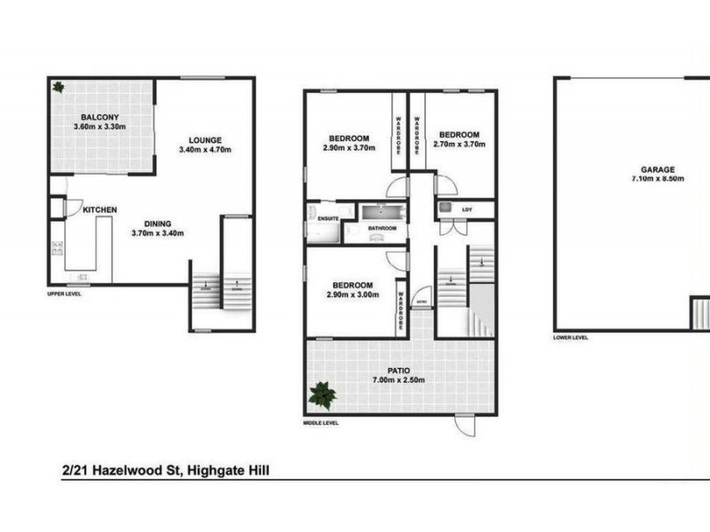 2/21 Hazelwood Street, Highgate Hill QLD 4101