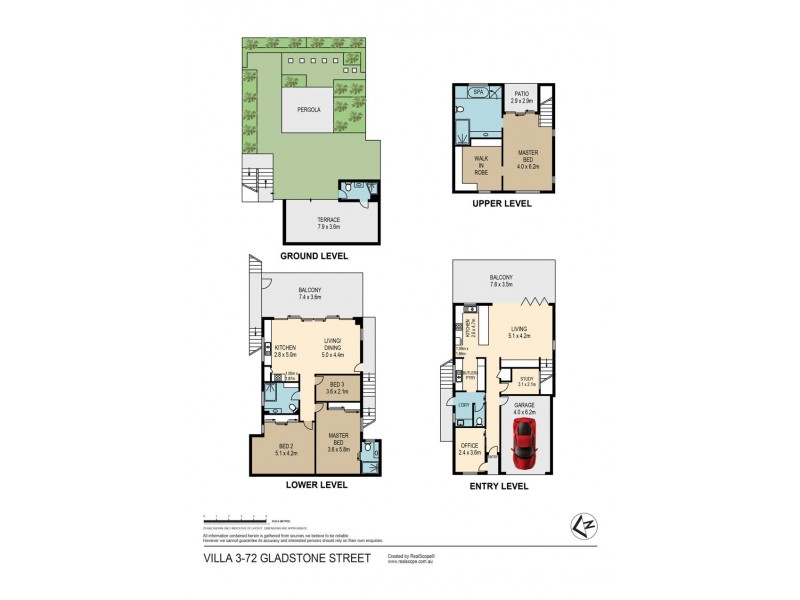 3/72 Gladstone Road, Highgate Hill QLD 4101 Floorplan