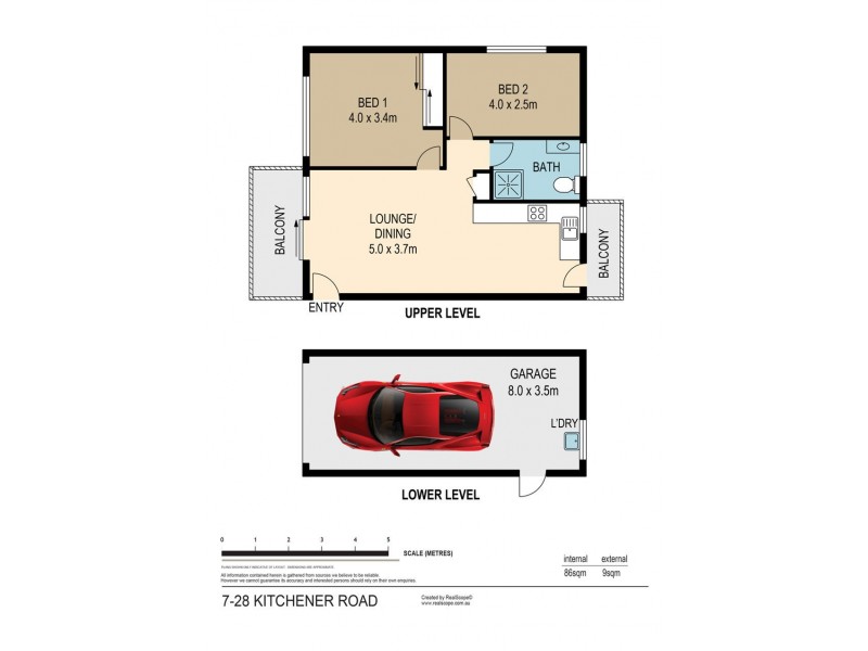 7/28 Kitchener Street, Coorparoo QLD 4151 Floorplan