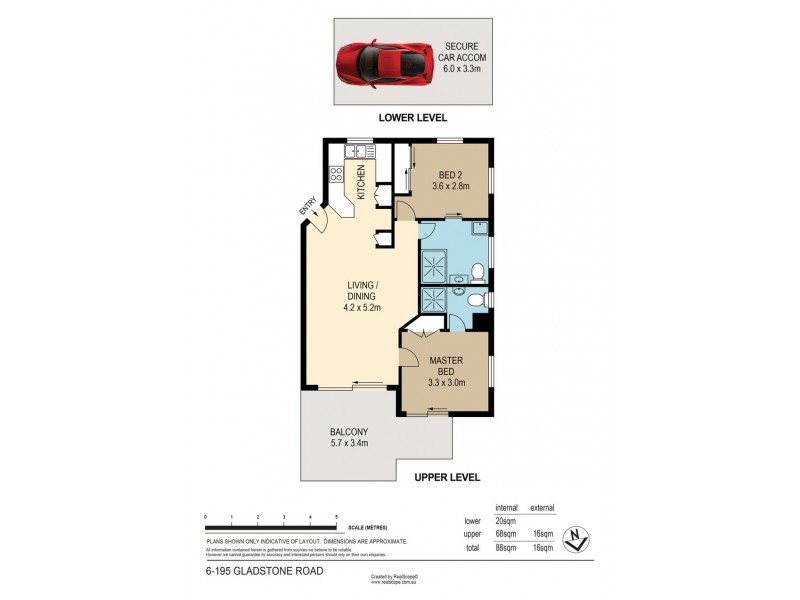 6/195 Gladstone Road, Highgate Hill QLD 4101 Floorplan