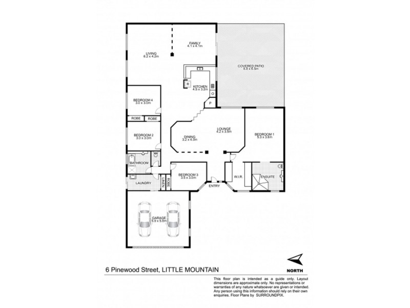 6 Pinewood Street, Little Mountain QLD 4551 Floorplan