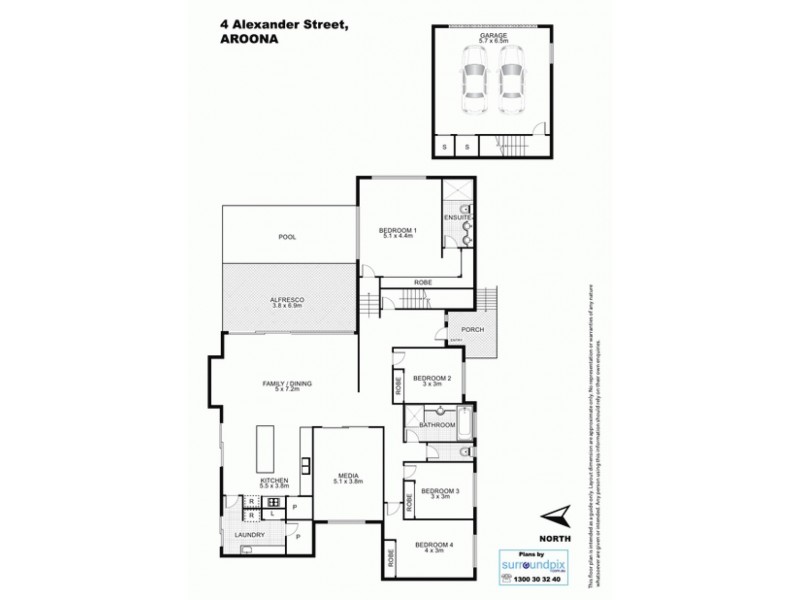 4 Alexander Street, Aroona QLD 4551 Floorplan