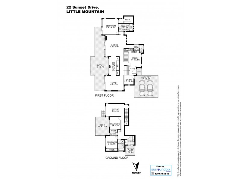 22 Sunset Drive, Little Mountain QLD 4551 Floorplan