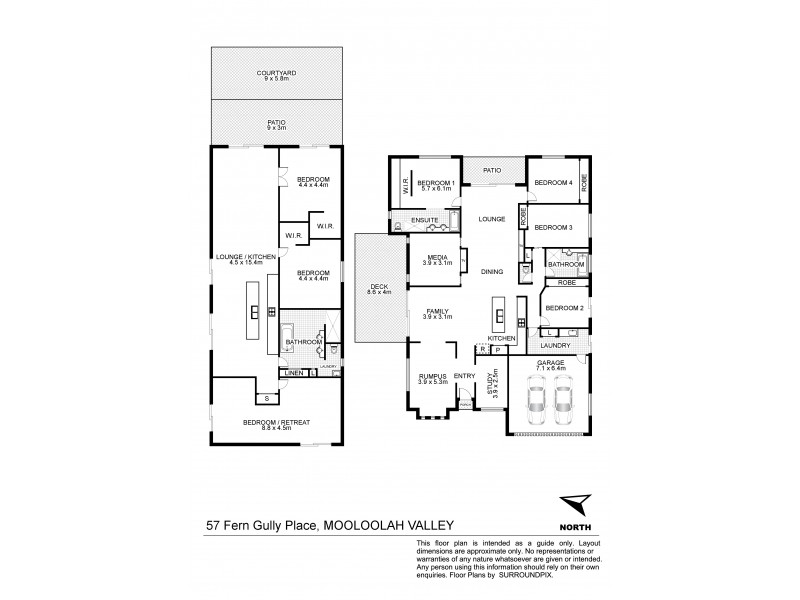 57 Fern Gully Place, Mooloolah Valley QLD 4553 Floorplan