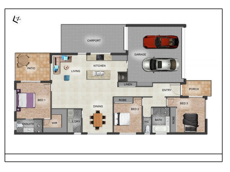 3 Moss Crescent, Caloundra West QLD 4551 Floorplan