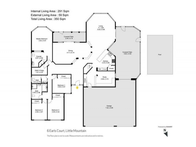 6 Earls Court, Little Mountain QLD 4551 Floorplan