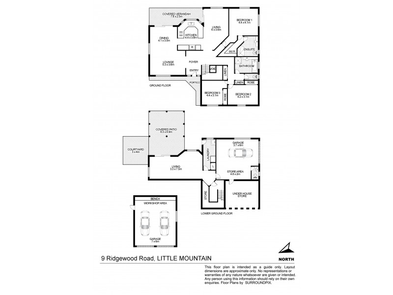 9 Ridgewood Road, Little Mountain QLD 4551 Floorplan