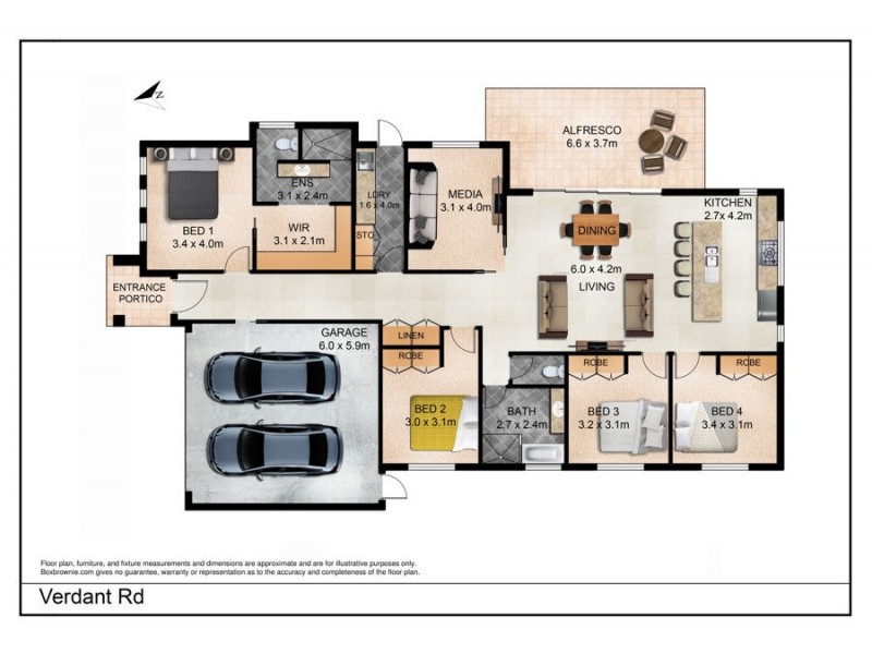 3 Verdant Road “Harmony”, Palmview QLD 4553 Floorplan