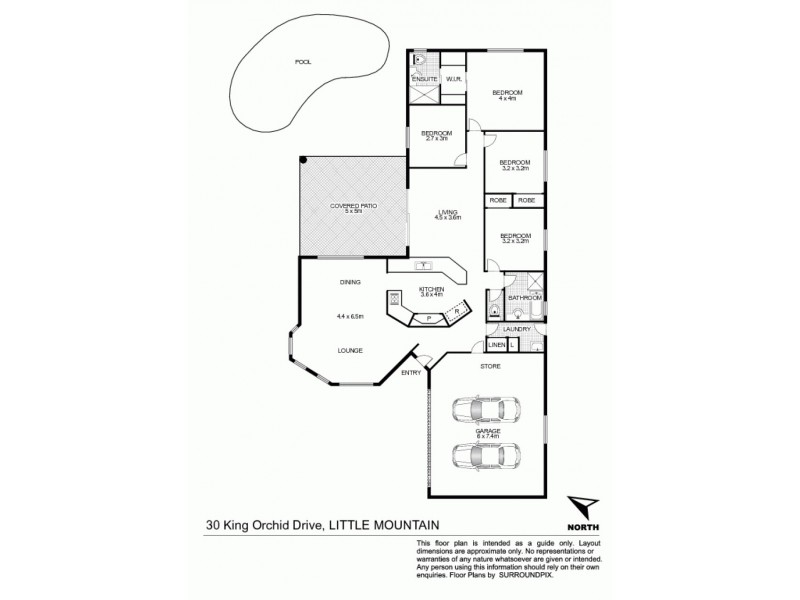 30 King Orchid Drive, Little Mountain QLD 4551 Floorplan