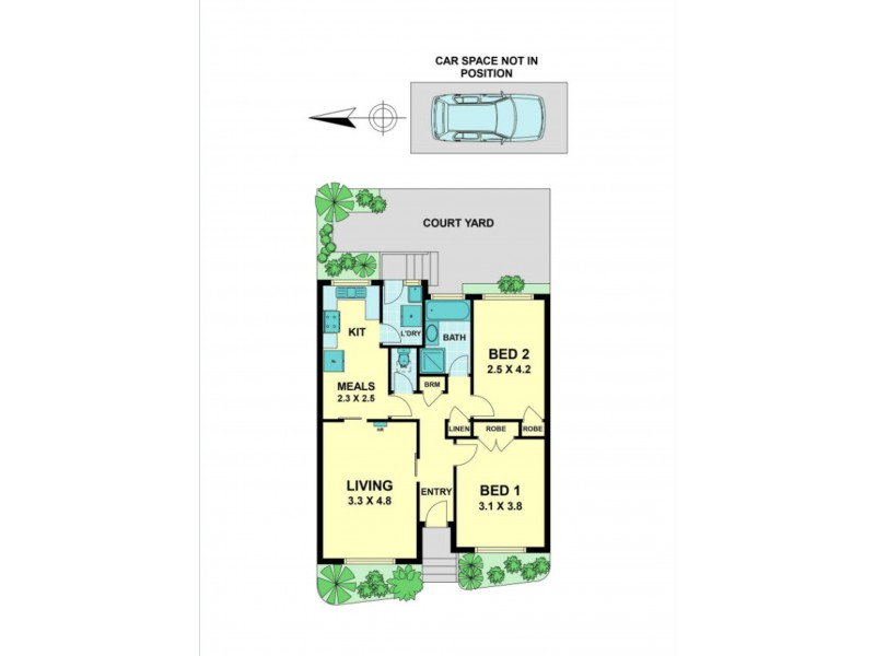 6/7 Royal Avenue, Essendon VIC 3040 Floorplan