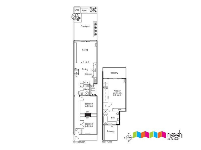 5 Charles Street, Abbotsford VIC 3067 Floorplan