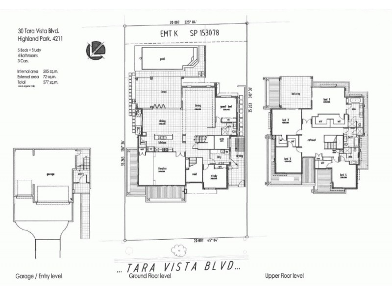 30 Tara Vista Boulevard, Highland Park QLD 4211 Floorplan