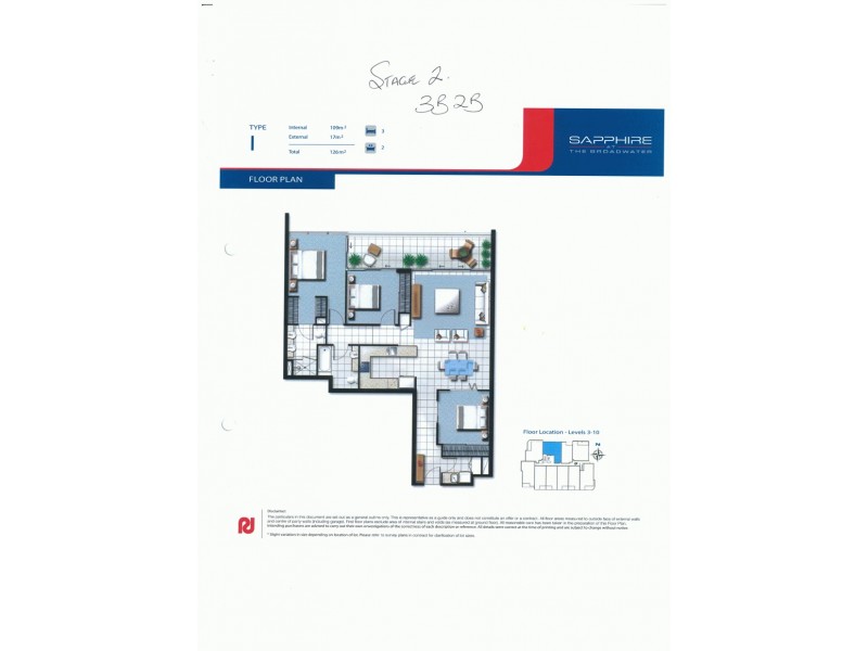 918/ 19 Imperial Parade, Labrador QLD 4215 Floorplan
