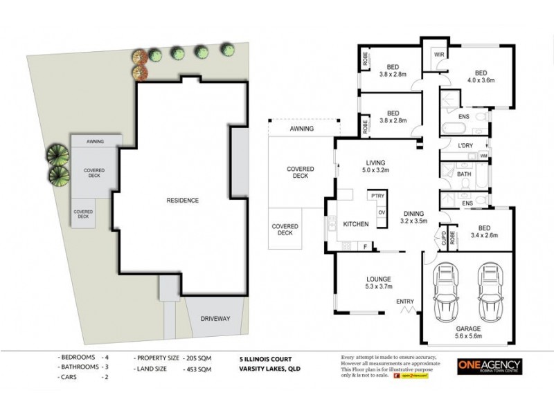 5 Illinois Court, Varsity Lakes QLD 4227 Floorplan