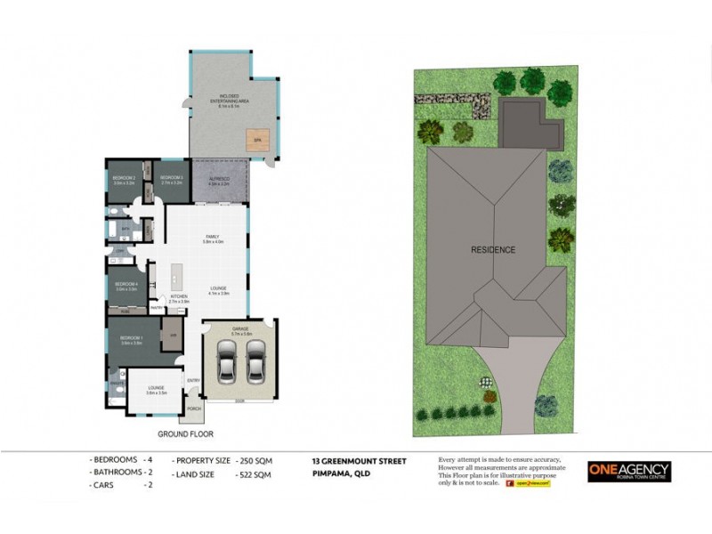 13 Greenmount Street, Pimpama QLD 4209 Floorplan