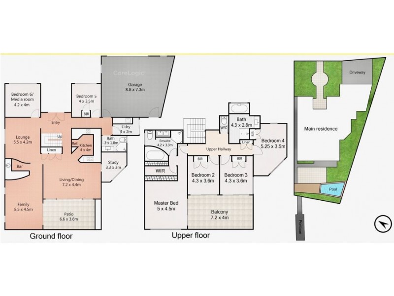 43 The Peninsula, Paradise Point QLD 4216 Floorplan
