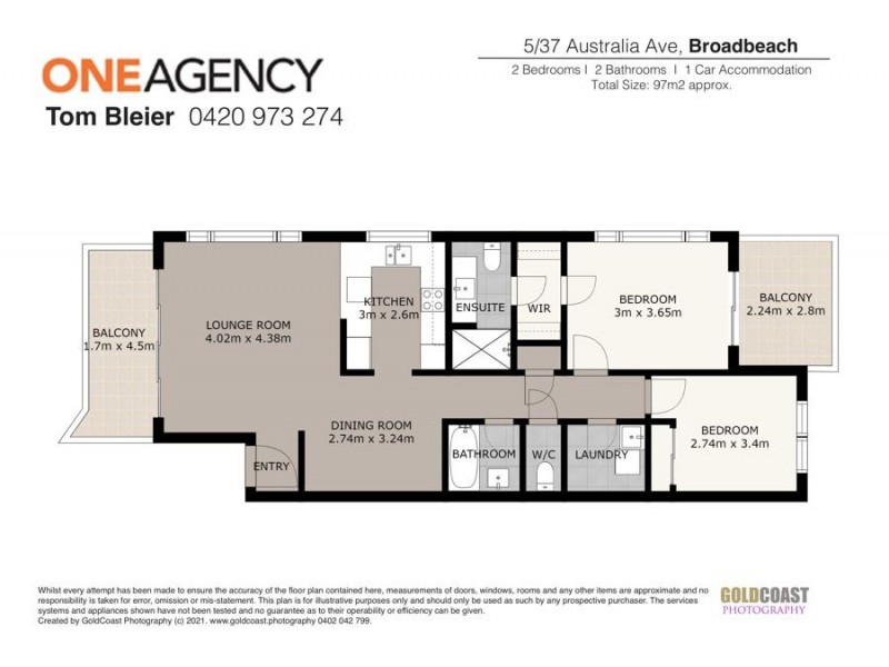 5/37 Australia Avenue, Broadbeach QLD 4218 Floorplan