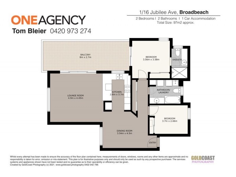 1/14-16 Jubilee Avenue, Broadbeach QLD 4218 Floorplan