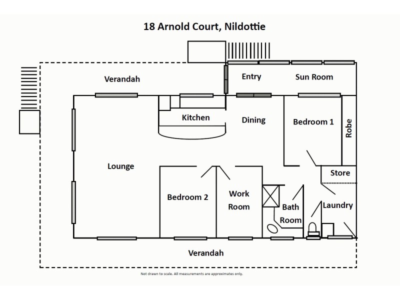 18 Arnold Court, Nildottie SA 5238 Floorplan