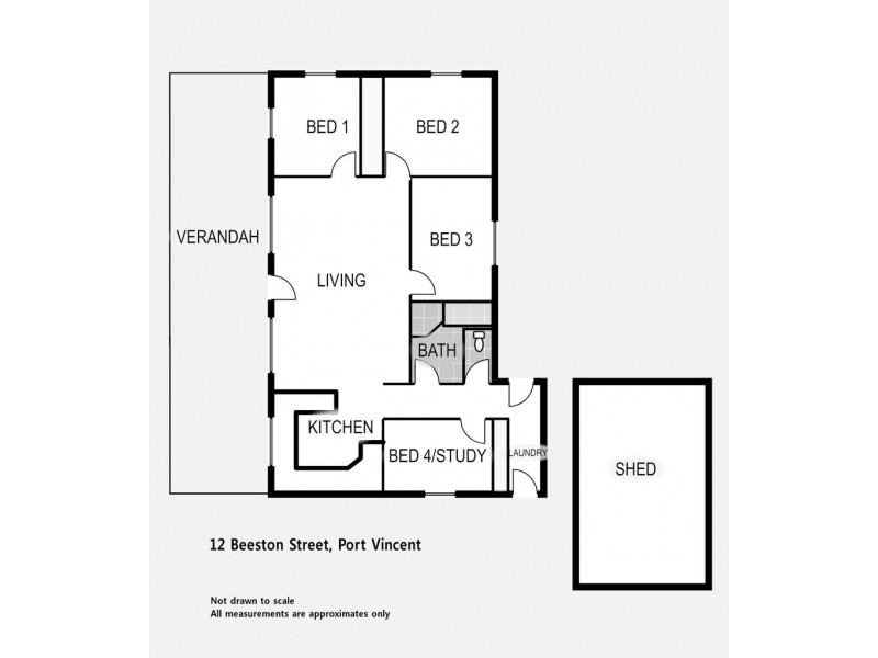 12 Beeston Street, Port Vincent SA 5581 Floorplan