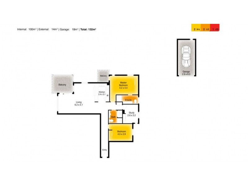 8/501 North Hill Drive, Robina QLD 4226 Floorplan