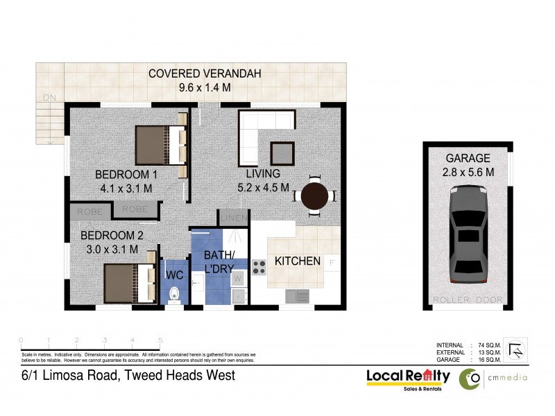 6/1 Limosa Road, Tweed Heads West NSW 2485 Floorplan