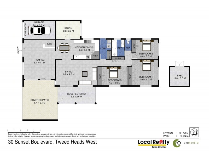 30 Sunset Boulevard, Tweed Heads West NSW 2485 Floorplan