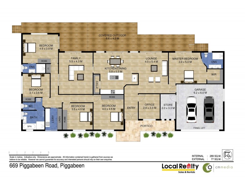 542 Piggabeen Road, Piggabeen NSW 2486 Floorplan