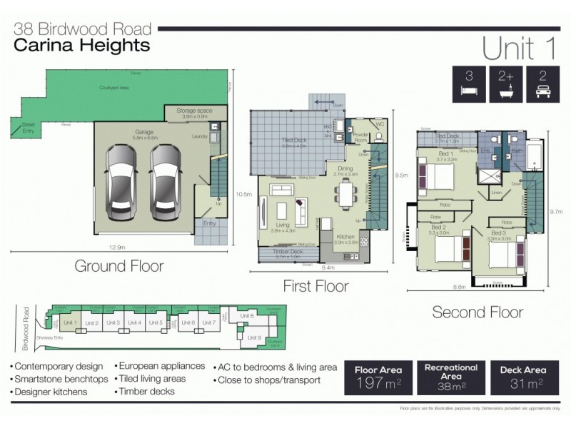38 Birdwood Rd, Carina Heights QLD 4152 Floorplan